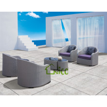 SL-(37) outdoor furniture rattan half round sofa chair